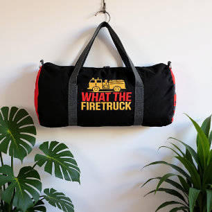 Was der Feuerwehrwagen Lustiges Design Duffle Bag