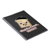 was der französische Toast niedlichen kawaii Toast Notizblock (Rechte Seite)