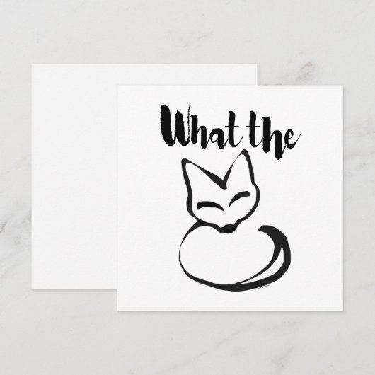 Was der Fuchs!? (Vorne/Hinten)