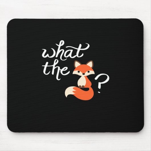 Was der Fuchs Baby Mousepad (Vorne)
