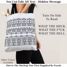 Was der Heck bearbeitbare versteckte Message 153BW