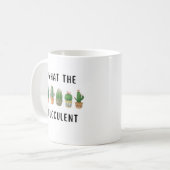 Was der kraftvolle Kaktus Geschenk für eine wunder Kaffeetasse (Vorderseite Links)