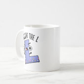 Was der L Funny Letter L Puff Kaffeetasse (Vorderseite Links)