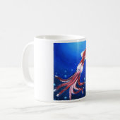 Was der Tintenfisch tat Kaffeetasse (Vorderseite Links)