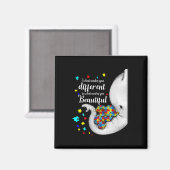 Was dich anders macht Elefant Mama Autismus Kind Magnet (Vorderseite/Rückseite)