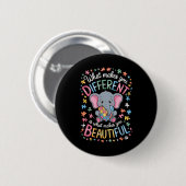 Was dich anders macht, ist ein schönes Elefant-Aut Button (Vorne & Hinten)
