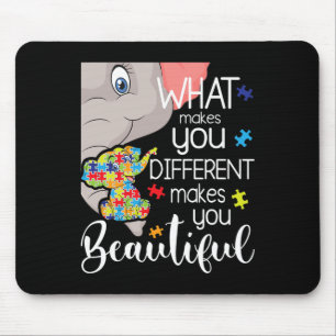 Was dich anders macht, macht dich schön - Aut Mousepad