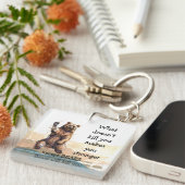 Was dich nicht umbringt außer Bären tötet dich Schlüsselanhänger (Vorderseite rechts)