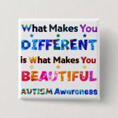 Was dich unterscheidet, ist wunderbar button (Vorderseite)