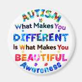 Was dich unterscheidet, ist wunderbar magnet (Vorne)