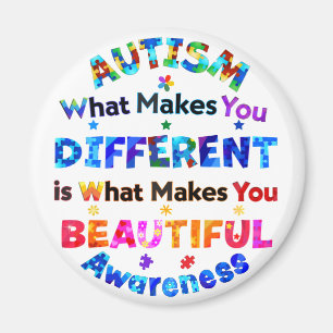 Was dich unterscheidet, ist wunderbar magnet