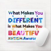 Was dich unterscheidet, ist wunderbar mousepad (Mit Mouse)