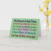 Was die Apotheker wirklich denken Karte (Gelbe Blume)