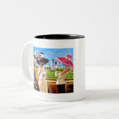 Was die Chancen durch Trish Biddle sind Zweifarbige Tasse (Vorderseite Links)