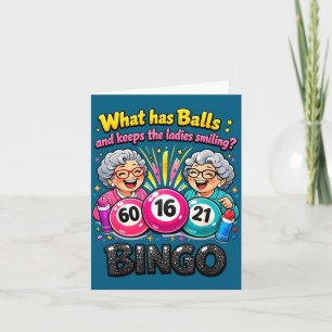 Was die Damen zum Lachen bringt lustiger Bingo  Karte