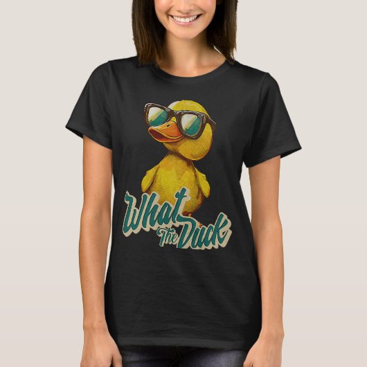Was die Duck Yellow Rubber Ducky Lieben Ducks T-Shirt (Vorderseite)