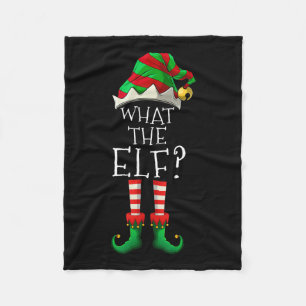 Was die Elf Weihnachts-Familie Matching Group Spaß Fleecedecke