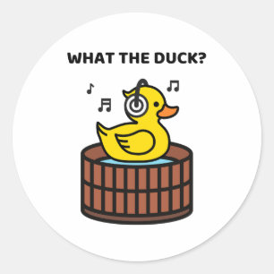 Was die Ente um den Aufkleber dreht