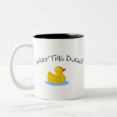 Was die Ente Zweifarbige Tasse (Links)