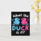 Was die Enten sind, dass das Party des Babygeschle Karte (Gelbe Blume)