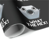 Was die hex-lustige Hexagon-Form macht dunkle BG Geschenkpapier (Rolleneckpunkt)