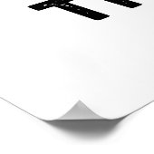 Was die hex-lustige Hexagon-Gestalt macht Poster (Ecke)