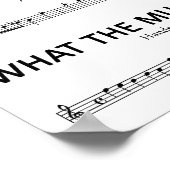 Was die High School Band sieht Poster (Ecke)