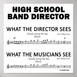 Was die High School Band sieht Poster