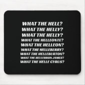 Was die Hölle, was die Helden, was das hilft, was Mousepad (Vorne)