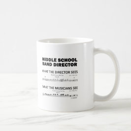 Was die Middle School Band sieht Kaffeetasse