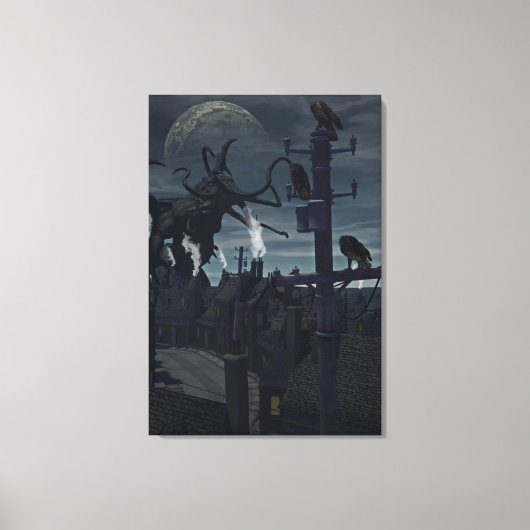 Was die Owls sahen Leinwanddruck (Vorderseite)