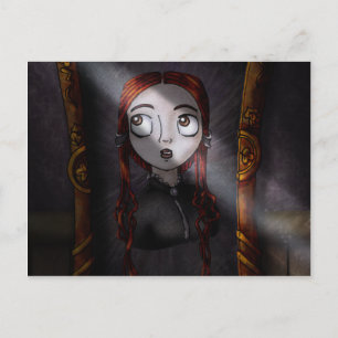 Was die Portraits sehen Postkarte