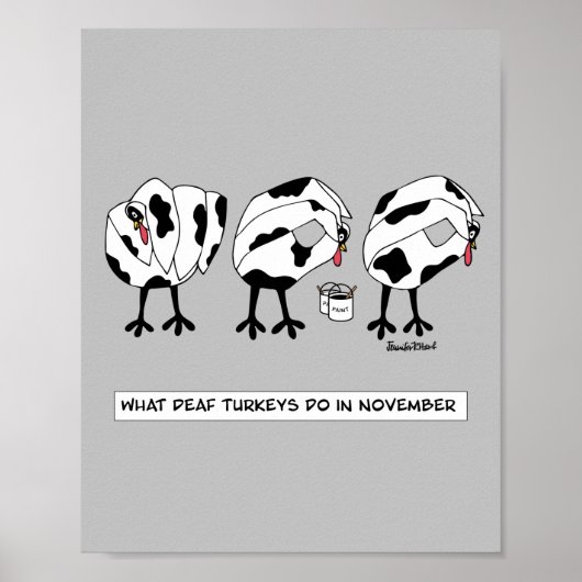 Was die toten Truthähne tun im November Poster (Vorne)