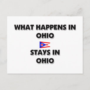 Was dort in OHIO Bleibe Postkarte