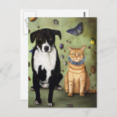 Was drückt Luke und Molly? Postkarte (Vorne/Hinten)