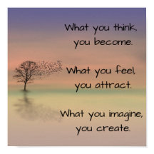 "Was du denkst, du wirst.."