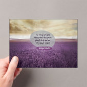 Was du tun wirst acryleinladungen (Insitu (Handheld))