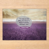 Was du tun wirst acryleinladungen (Vorderseite)