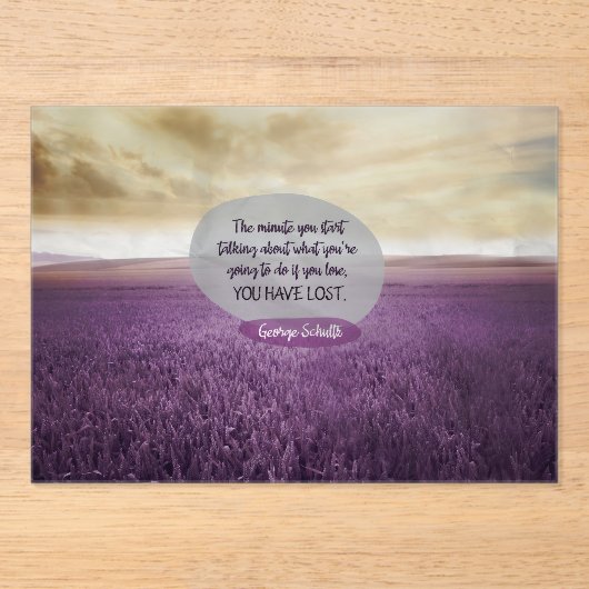 Was du tun wirst acryleinladungen (Vorderseite)