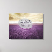 Was du tun wirst leinwanddruck (Vorderseite)