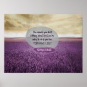 Was du tun wirst poster (Vorne)