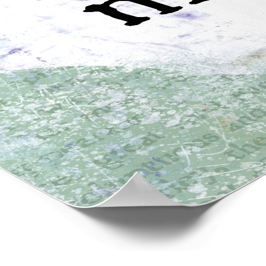 Was du tust, ist Poster Wall Art (Ecke)