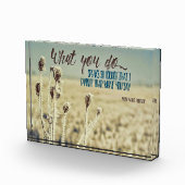 Was du tust, spricht fotoblock (Rechts)