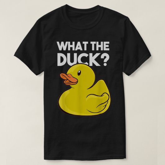 Was Duck Rubber Bath Duckie Novelty T-Shirt (Design vorne)