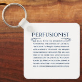 Was ein Perfusionist tut Schlüsselanhänger (Vorderseite)