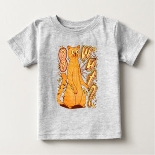 Was? / Eine Orange Cat Illustration Baby T-shirt