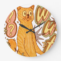 Was? / Eine Orange Cat Illustration