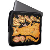 Was? / Eine Orange Cat Illustration Laptopschutzhülle (Vorne Rechts)