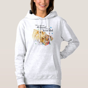 Was einen anders macht, ist, was einen bewundert hoodie