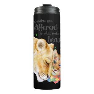 Was einen anders macht, ist, was einen bewundert thermosbecher